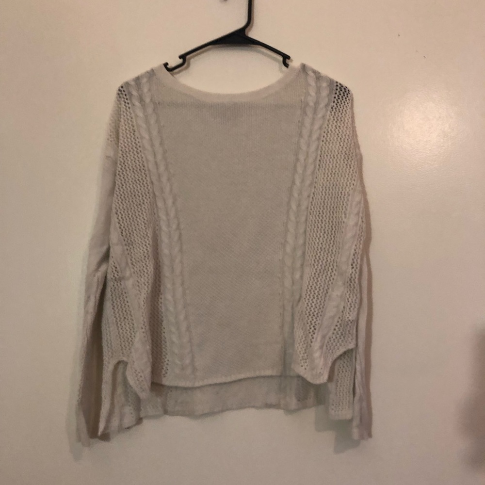 American Eagle white sweater